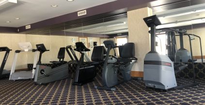 Fitness Centre, ellipticals and treadmills